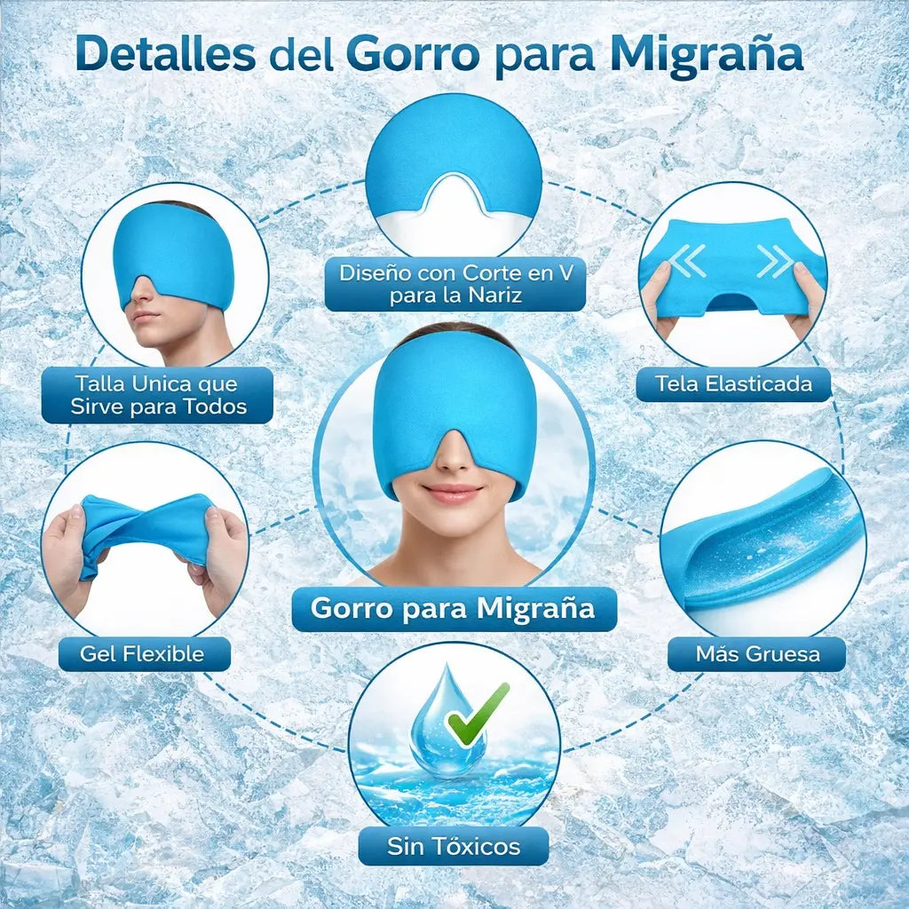Gorro para dolor de cabeza