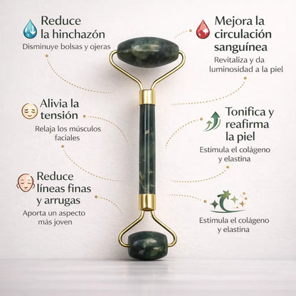Masajeador Facial de Jade