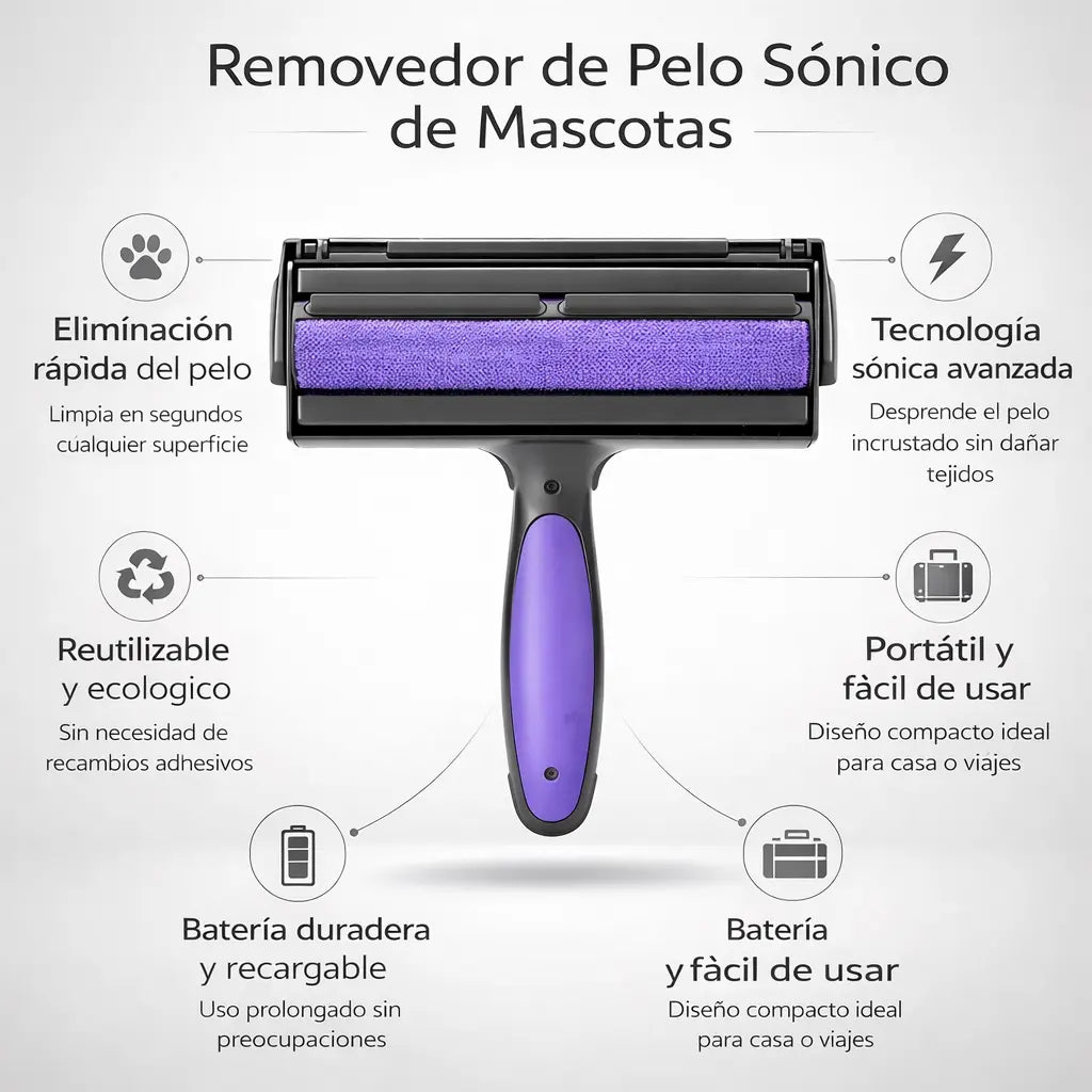 Removedor de Pelo Sónico