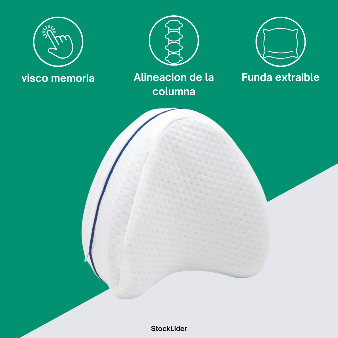 Almohada ergonómica para piernas